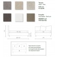 UPHOLSTERED BED "Vicenza"
